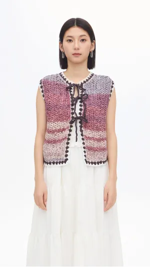 Knitted Space Dye Vest