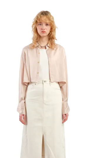 Kurashikizome Cropped Shirt