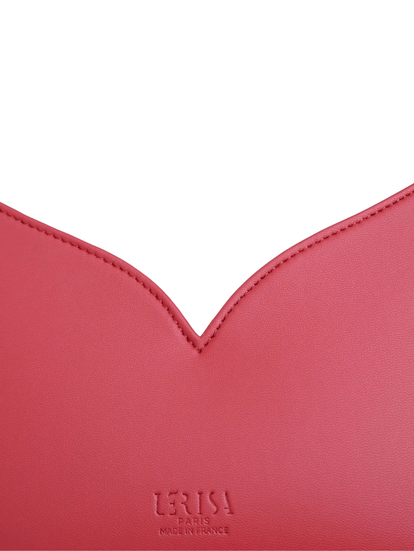 Lerisa Grape Leather Vegan Crossbody Bag | Red
