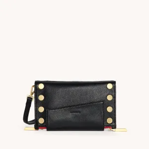 Levy | Black/Brushed Gold Red Zip