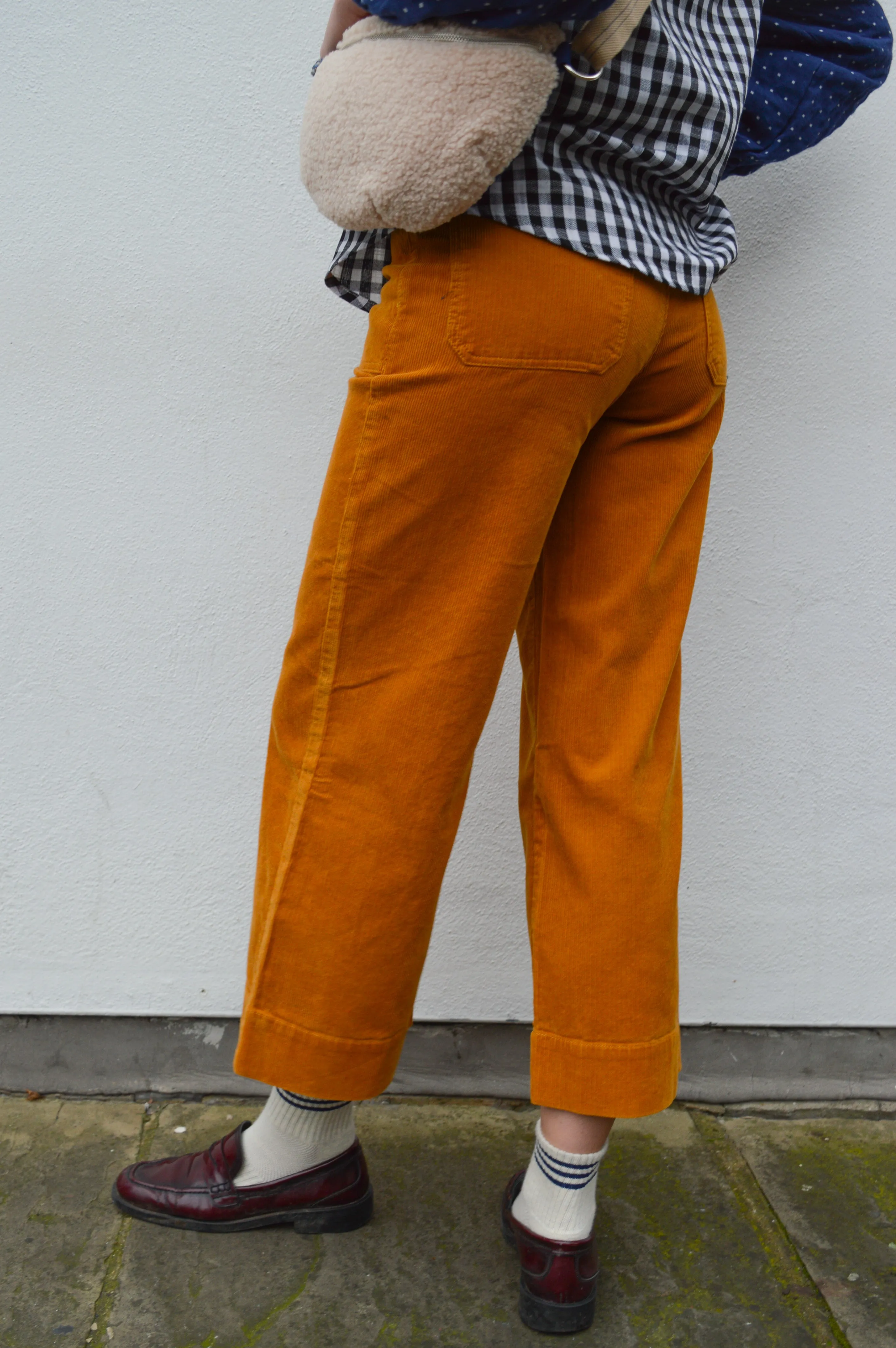 L.F. Markey Carpenter Mustard Corduroy Trousers