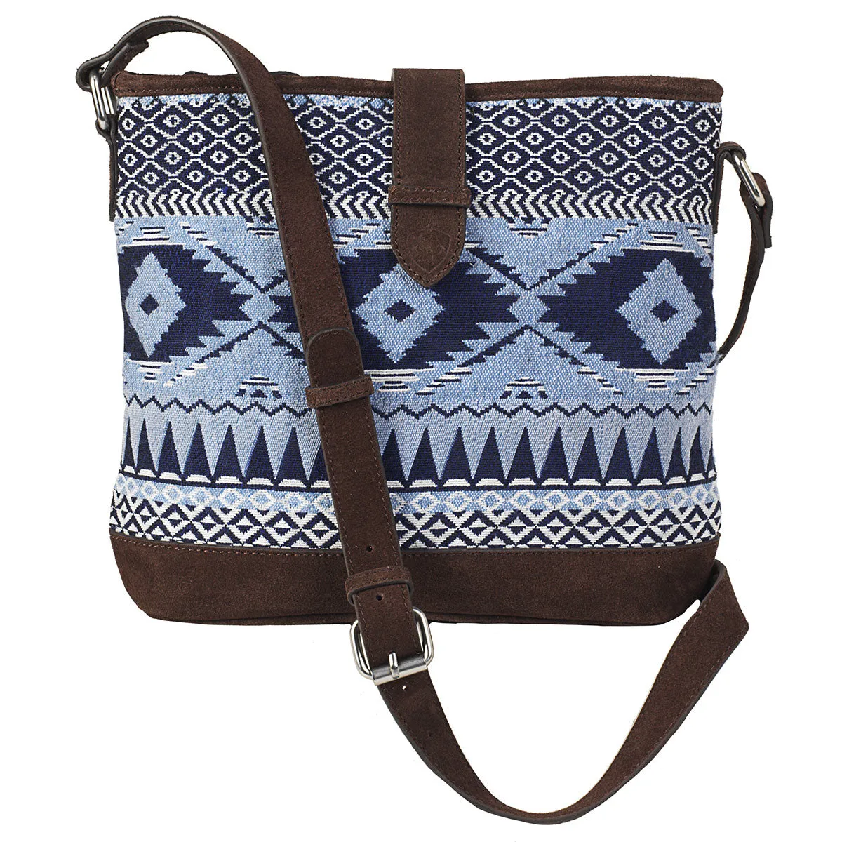 M&F Ariat Madison collection crossbody bag in blue A770009102