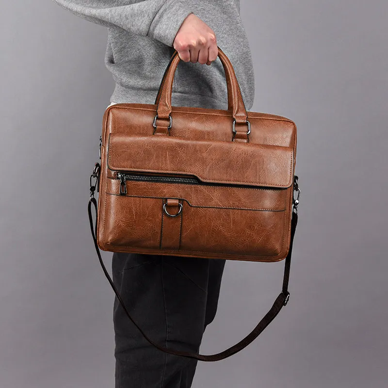 Man Briefcase for Laptop Messenger
