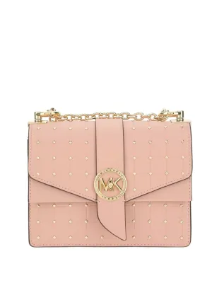 Michael Michael Kors Greenwich Stud Detailed Satchel Bag