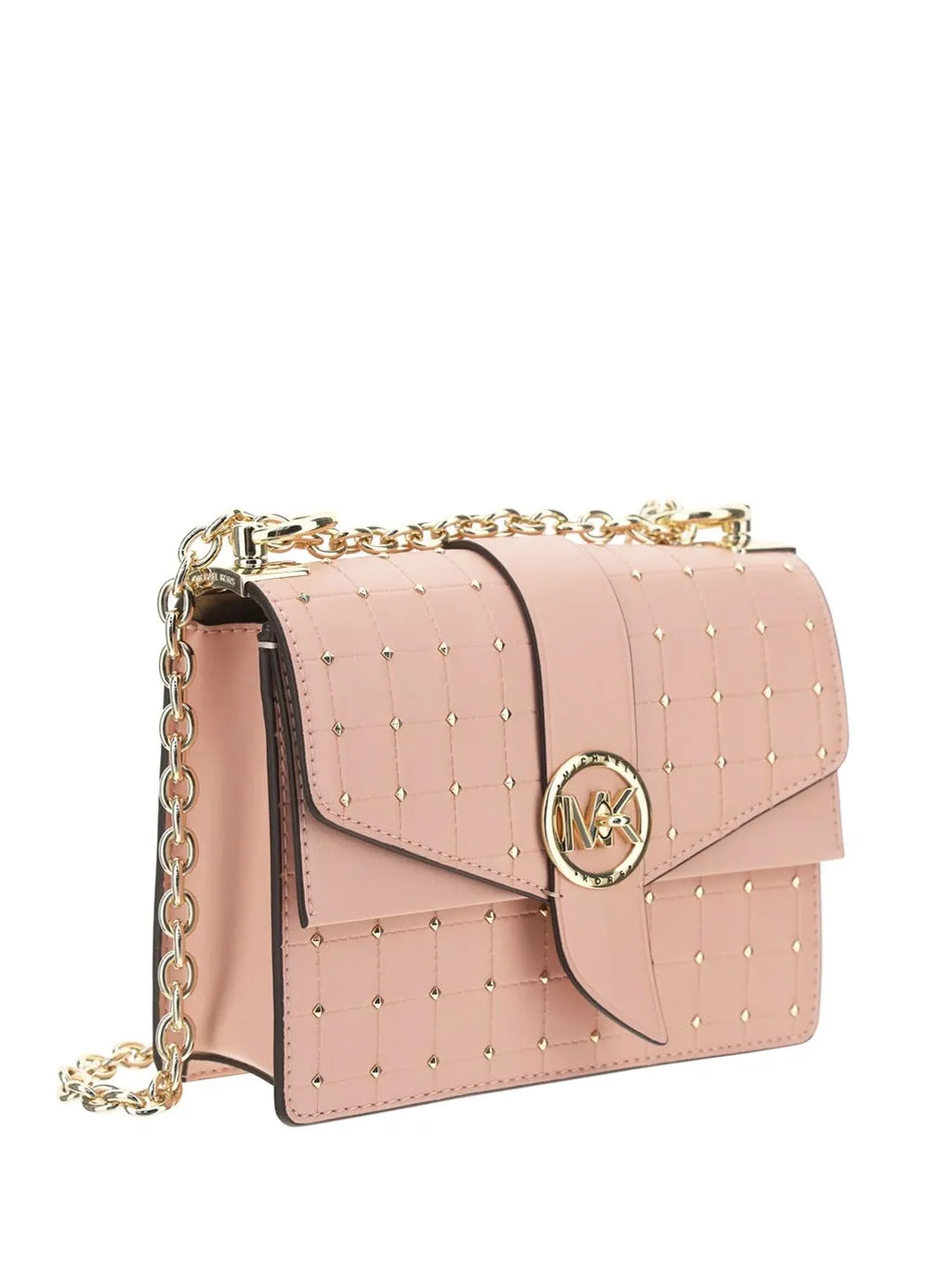 Michael Michael Kors Greenwich Stud Detailed Satchel Bag