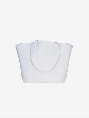 Mimosa Vegan Apple Leather Tote Bag | White