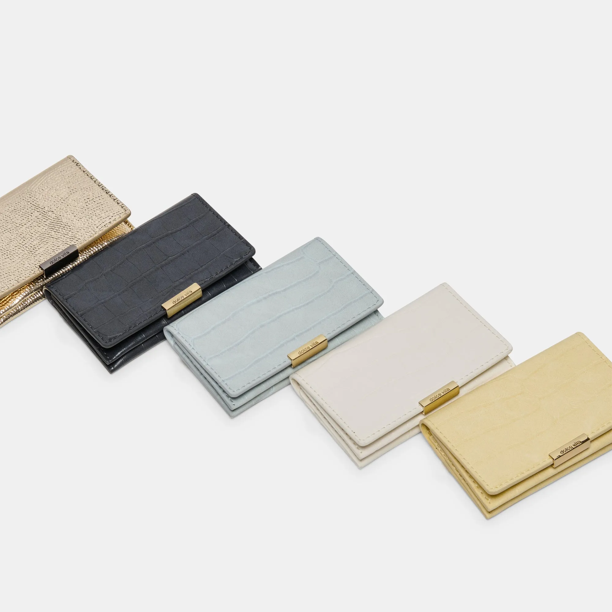 MINI-ME WALLET GREY CROCO STELLA