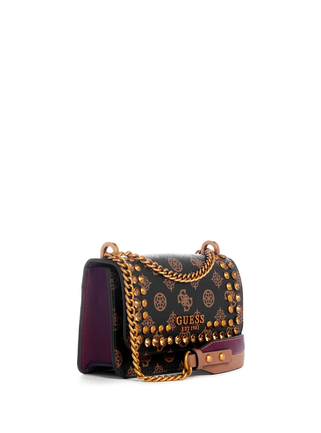 Mocha Logo Fynna Mini Crossbody Bag