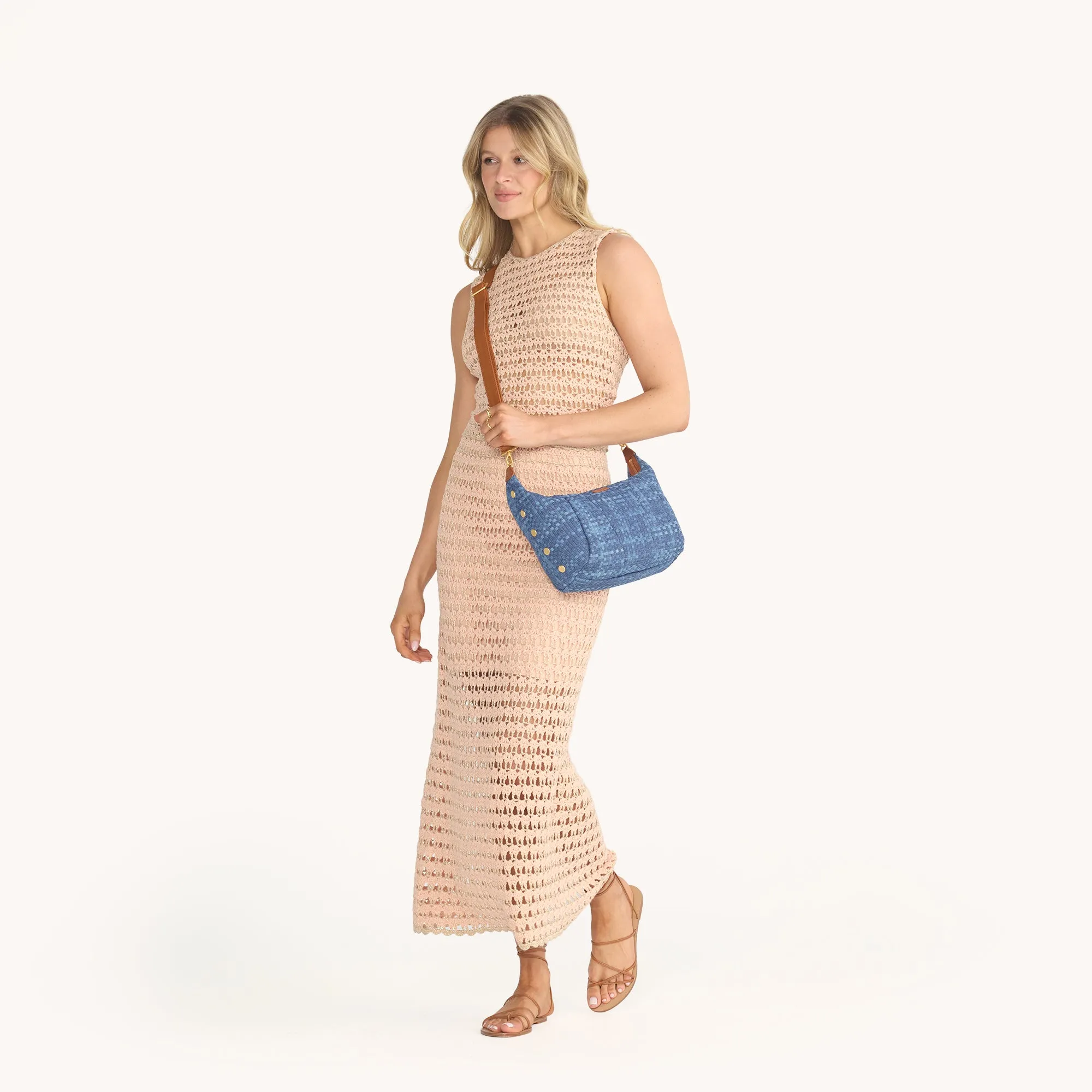 Morgan | Mosaic Denim/Brushed Gold