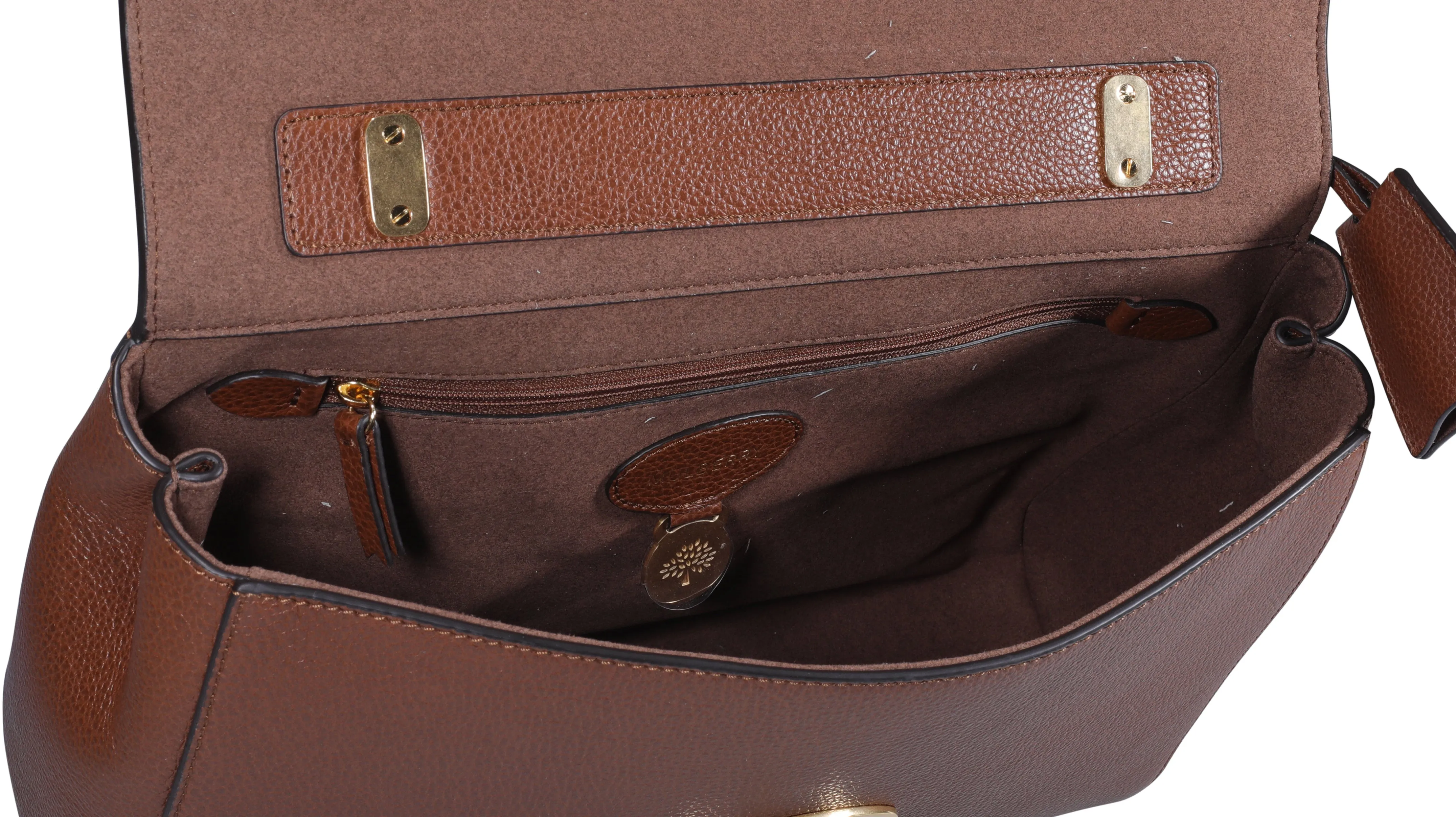 Mulberry Logo Plaque Crossbody Bag
