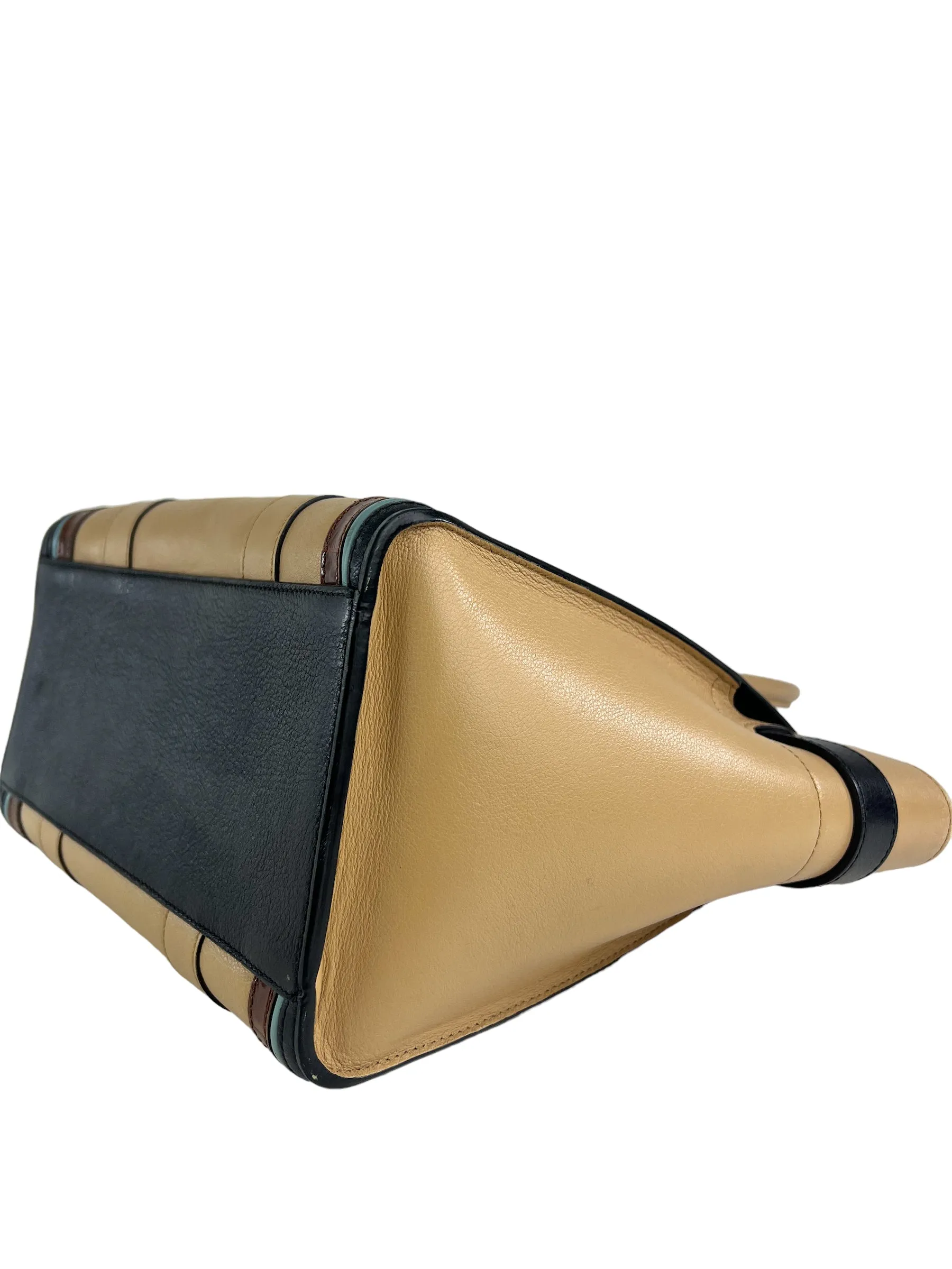 Mulberry Multi Colour Leather Zipped Bayswater Tote