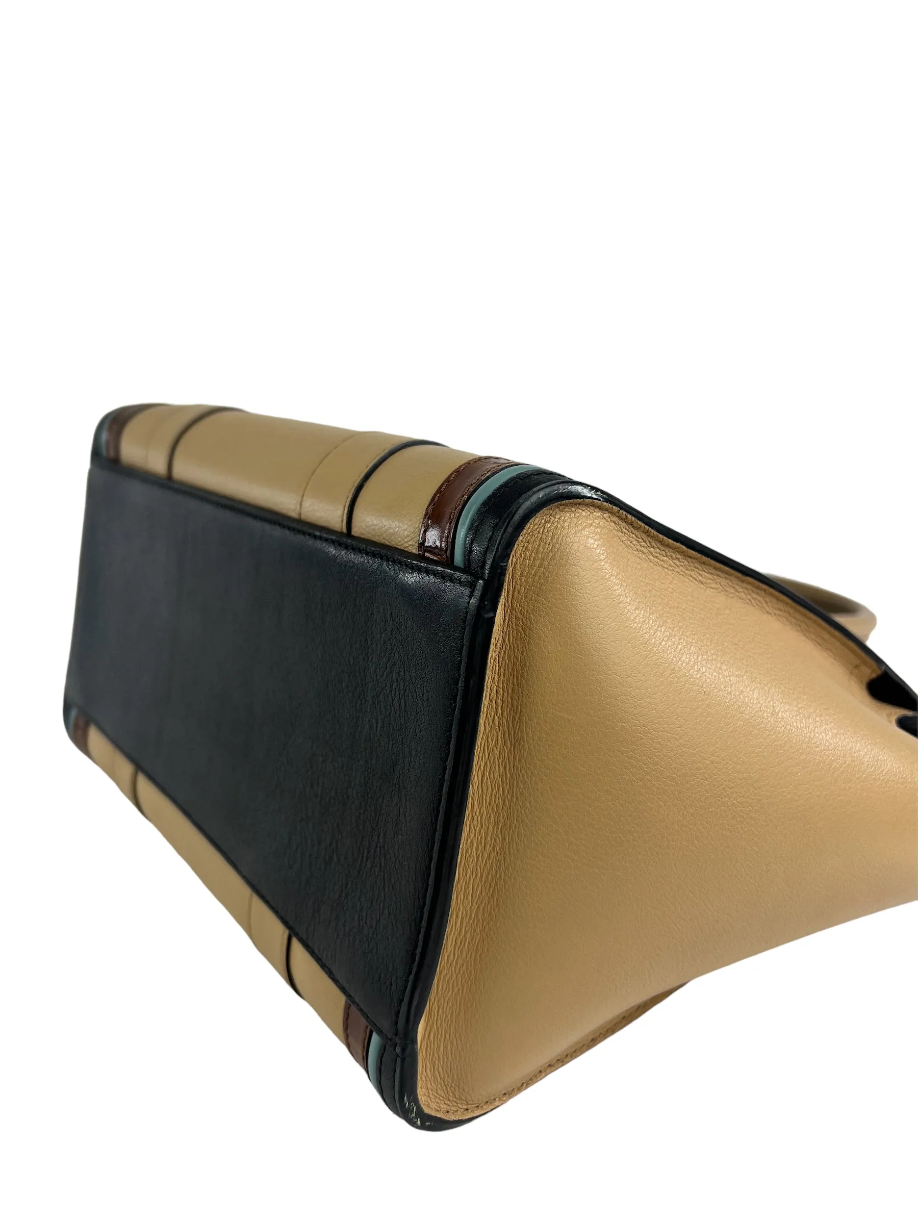 Mulberry Multi Colour Leather Zipped Bayswater Tote