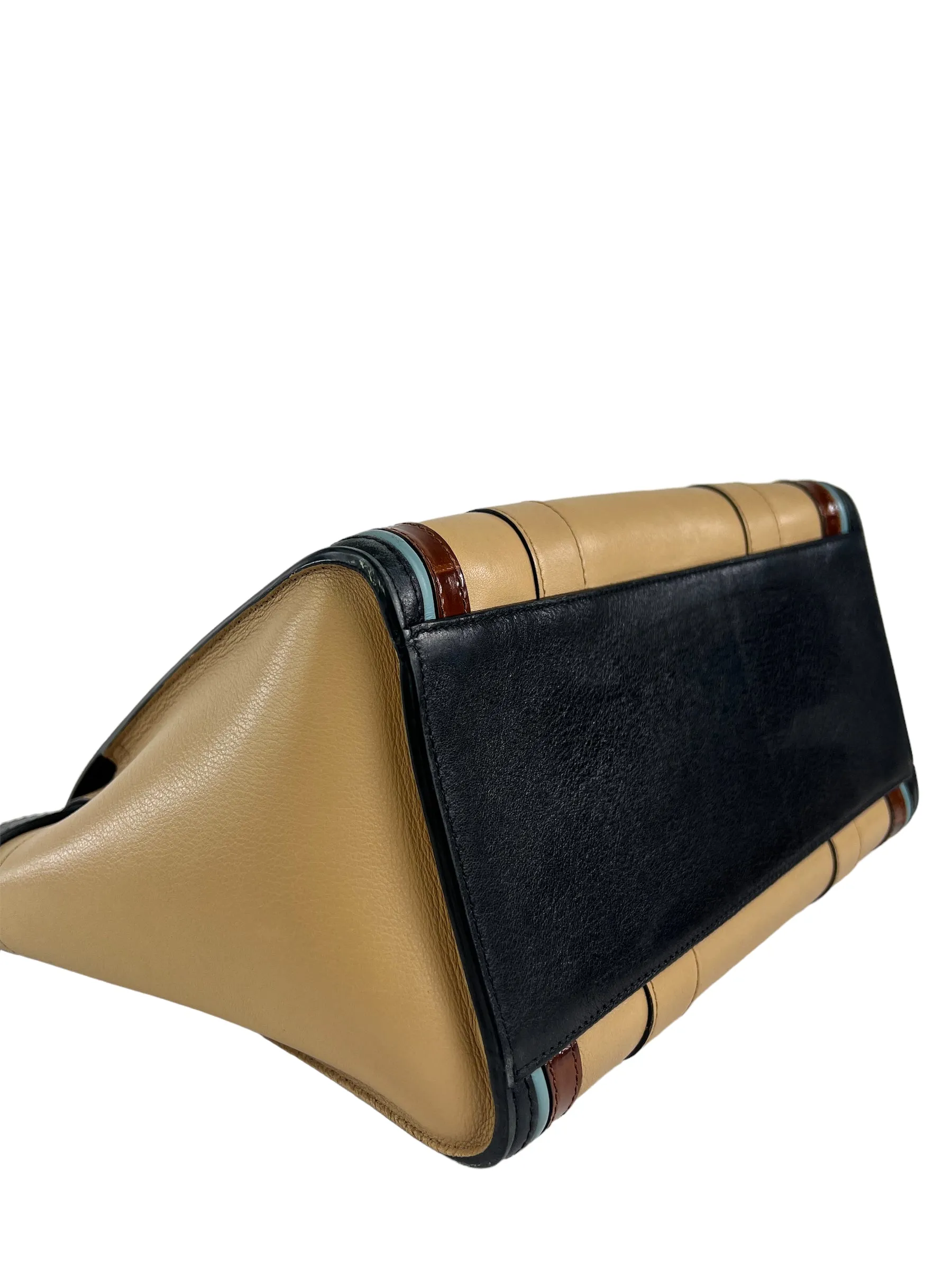 Mulberry Multi Colour Leather Zipped Bayswater Tote