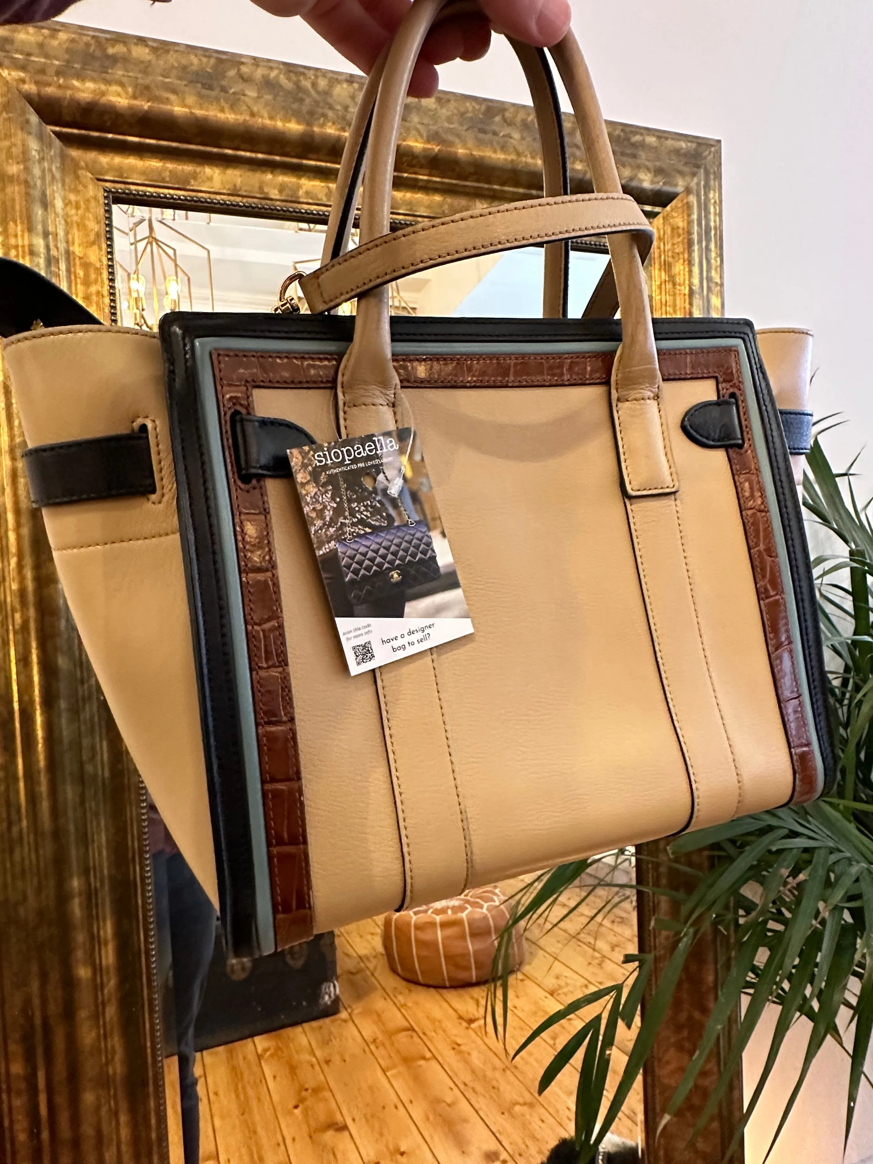 Mulberry Multi Colour Leather Zipped Bayswater Tote