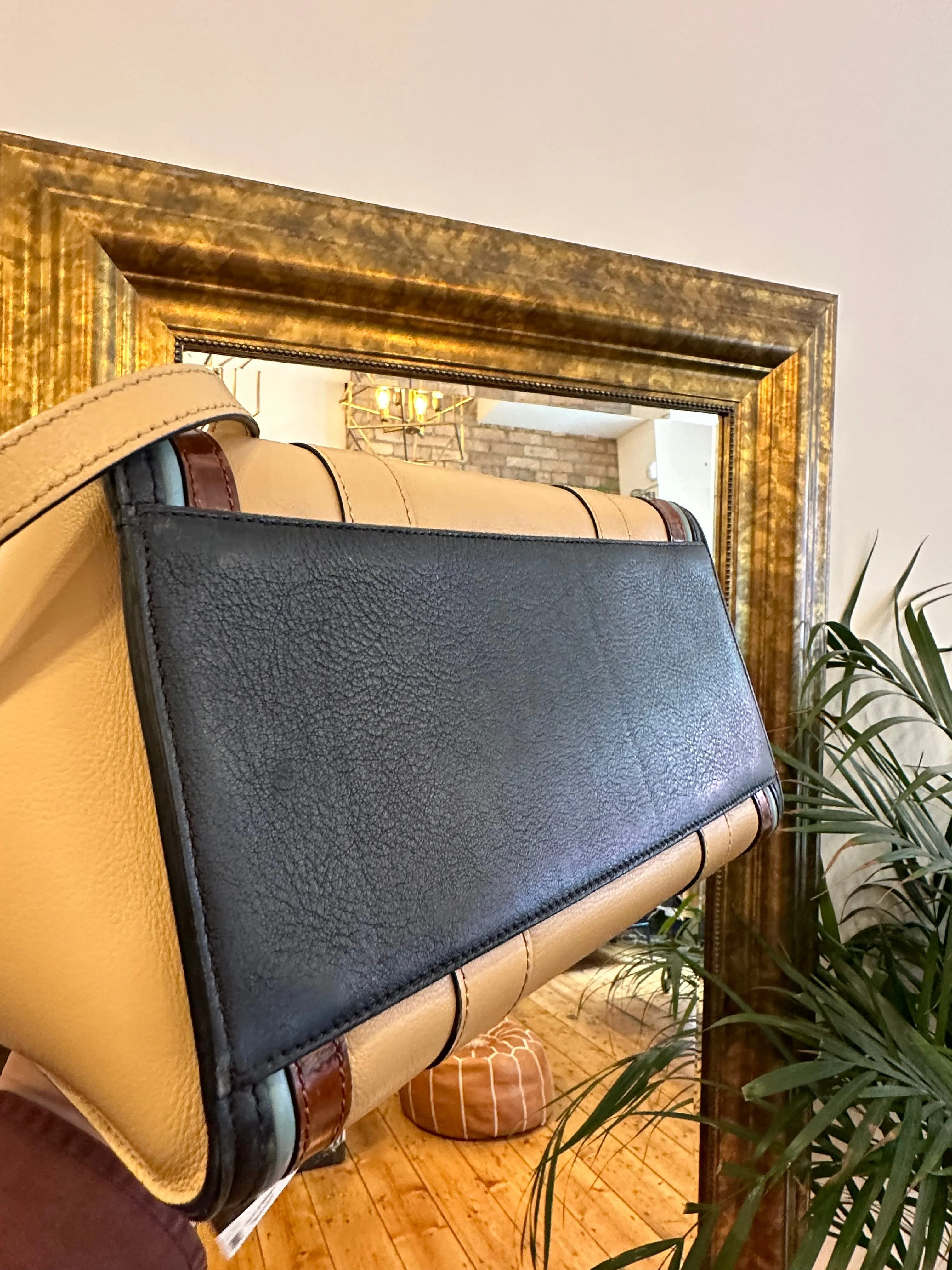 Mulberry Multi Colour Leather Zipped Bayswater Tote