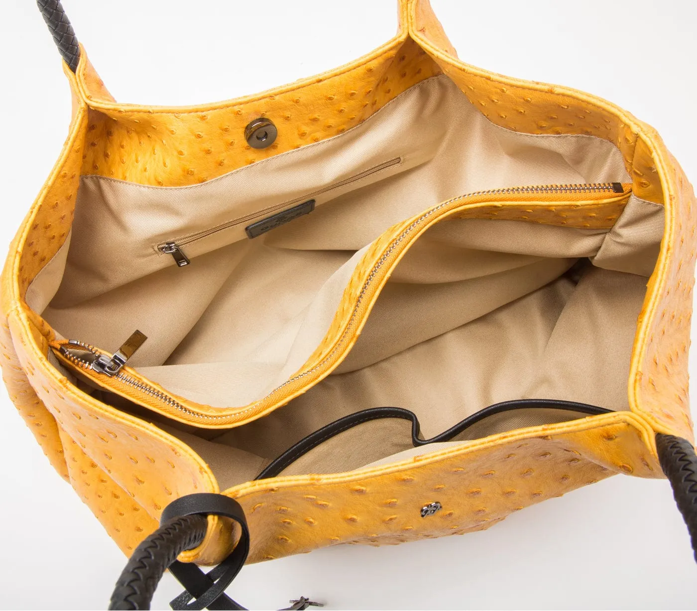 Naomi Vegan Leather Tote Bag | Yellow
