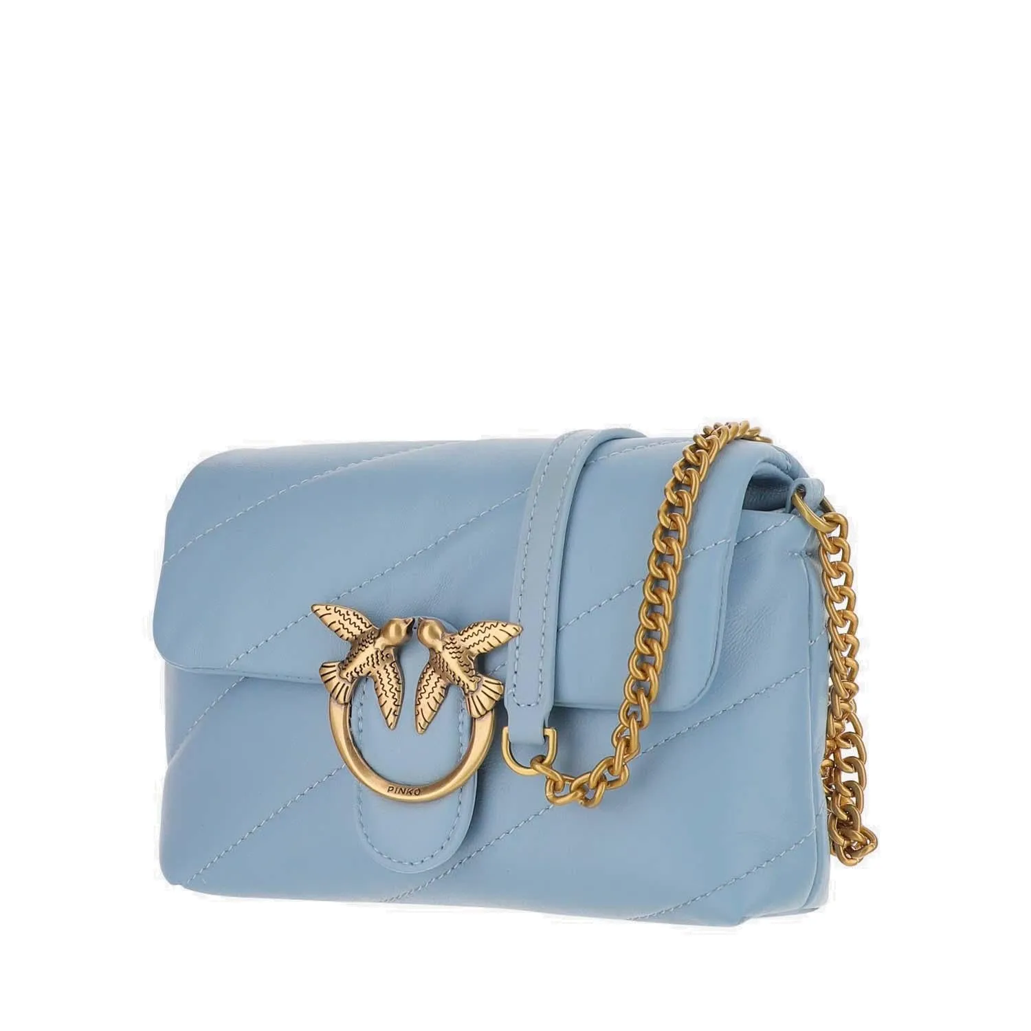 Pinko Love Bird Quilted Shoulder Bag