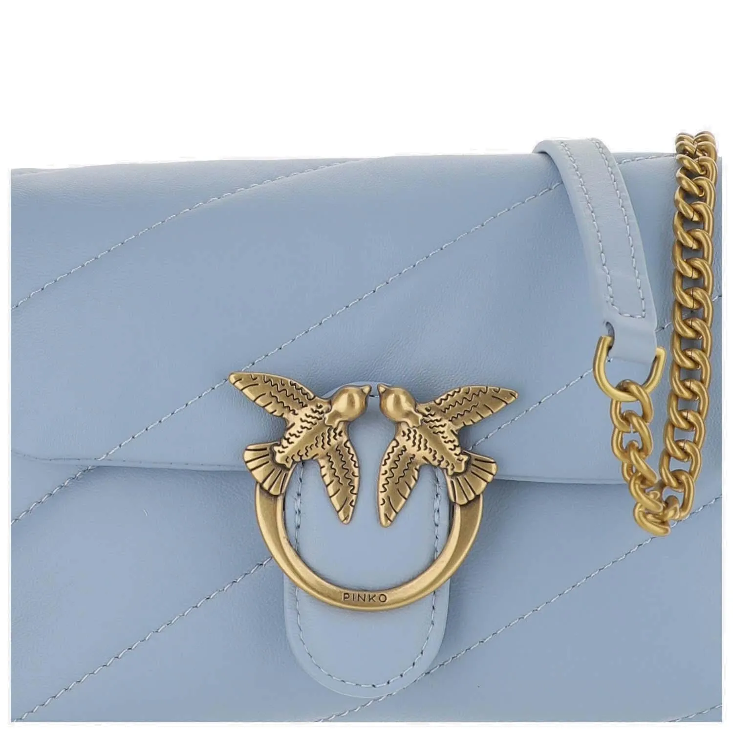 Pinko Love Bird Quilted Shoulder Bag