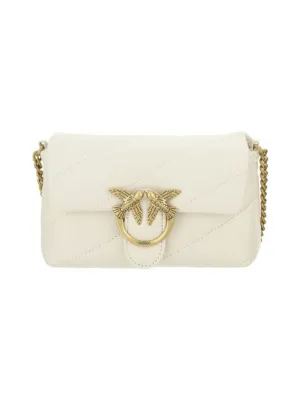 Pinko Small Love Bird Quilted Crossbody Bag