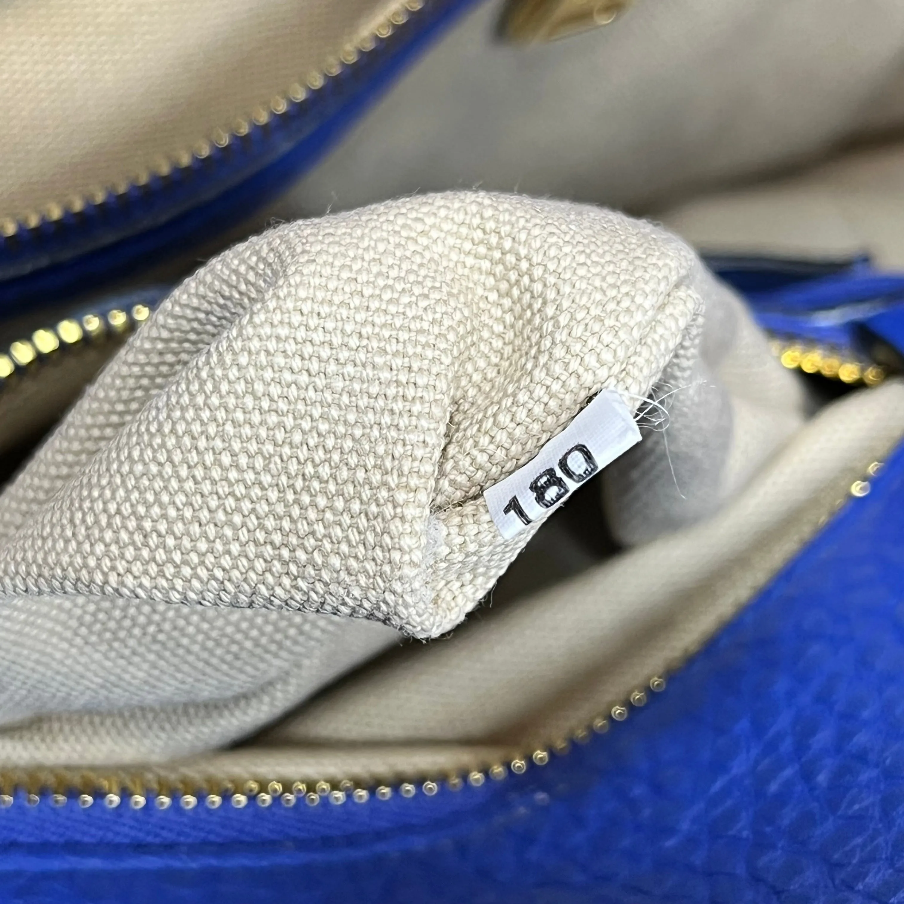 PRADA Blue Vitello Daino Leather Tote Bag TS3966