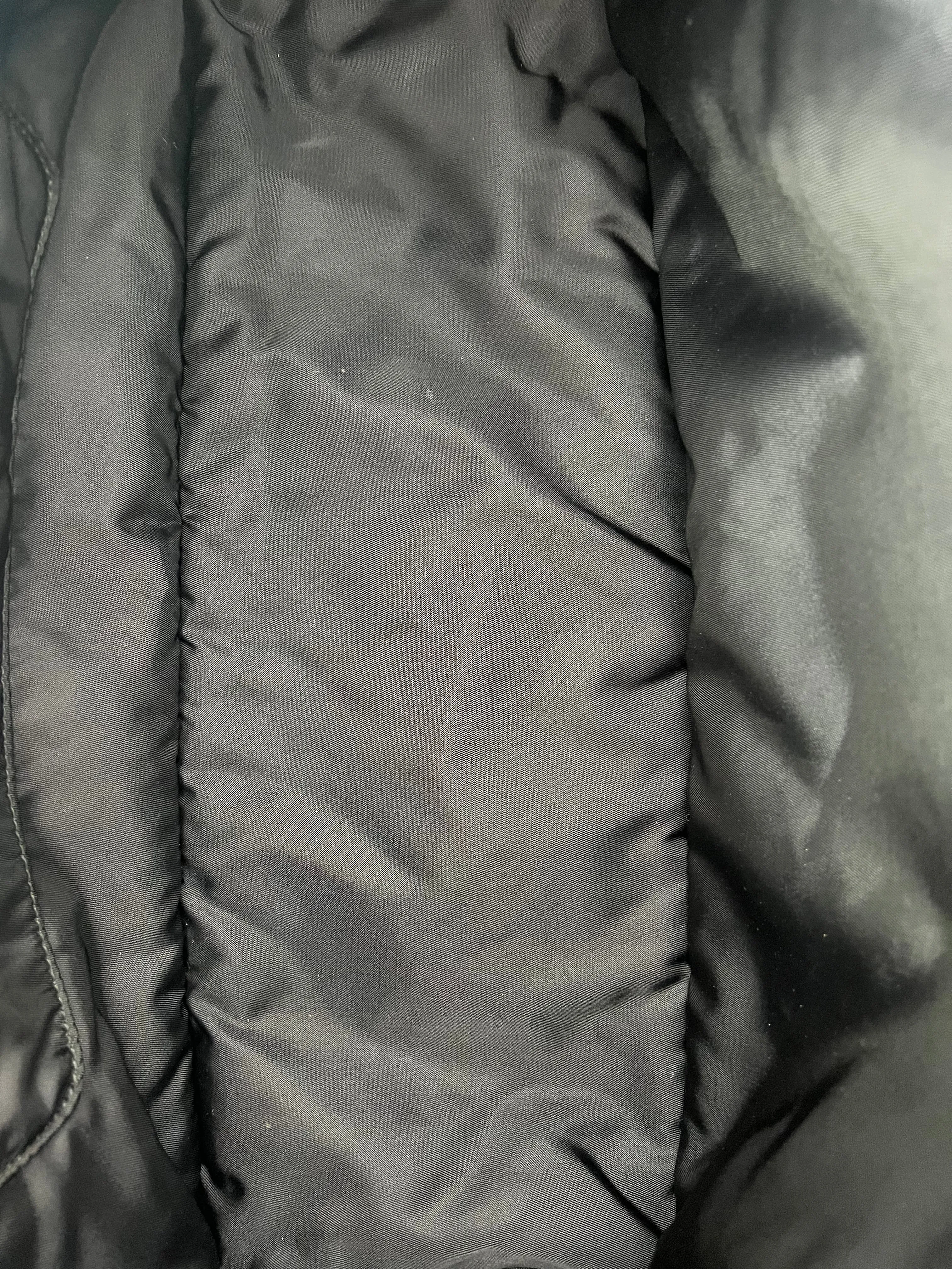 Prada Olive Nylon Puffer Crossbody Satchel