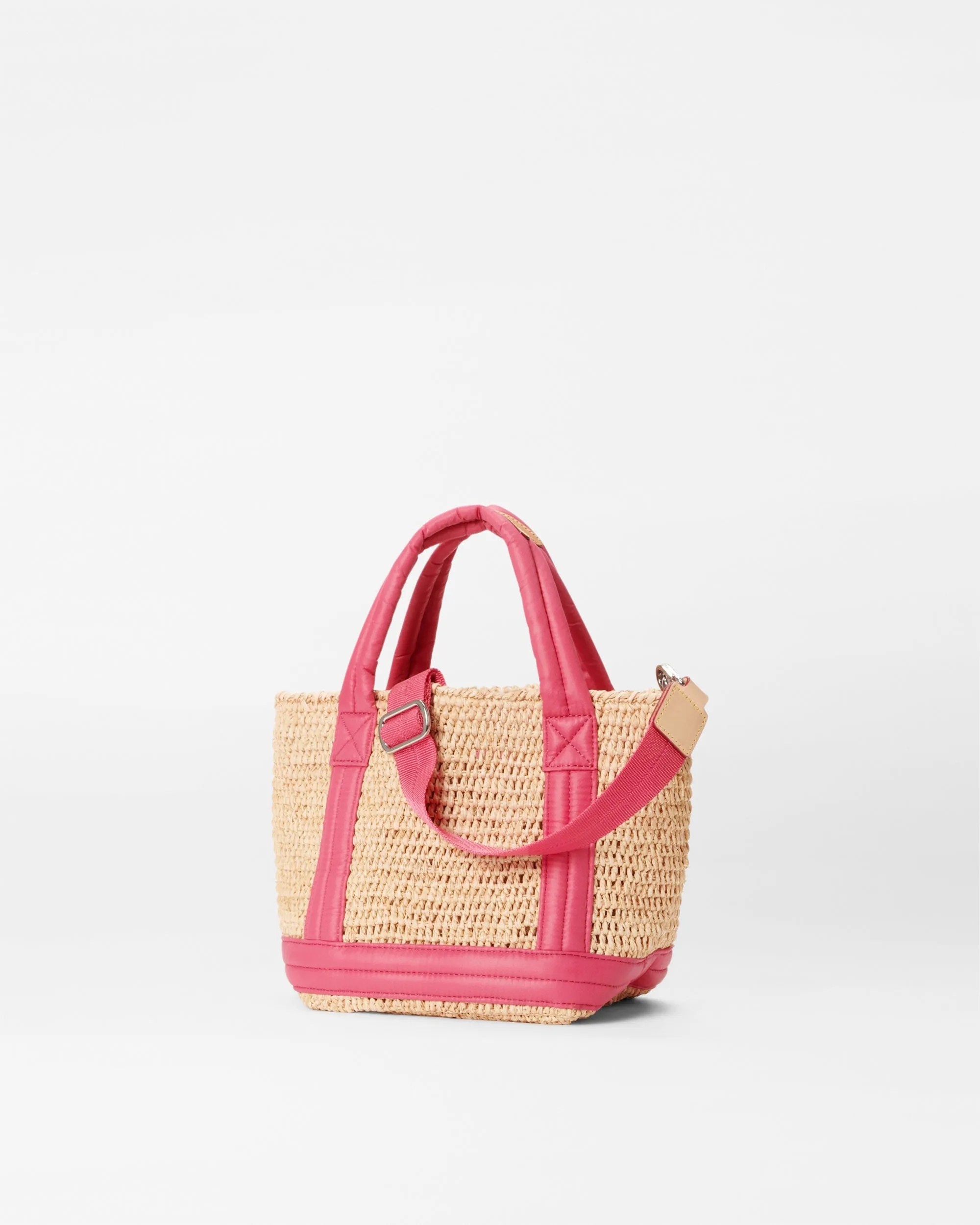 Raffia/Zinnia Mini Raffia Tote