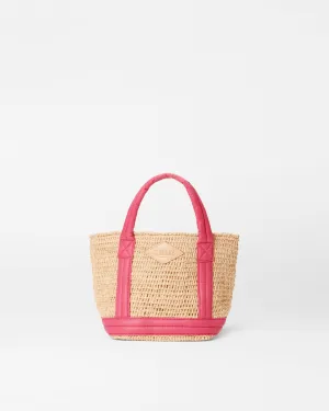Raffia/Zinnia Mini Raffia Tote