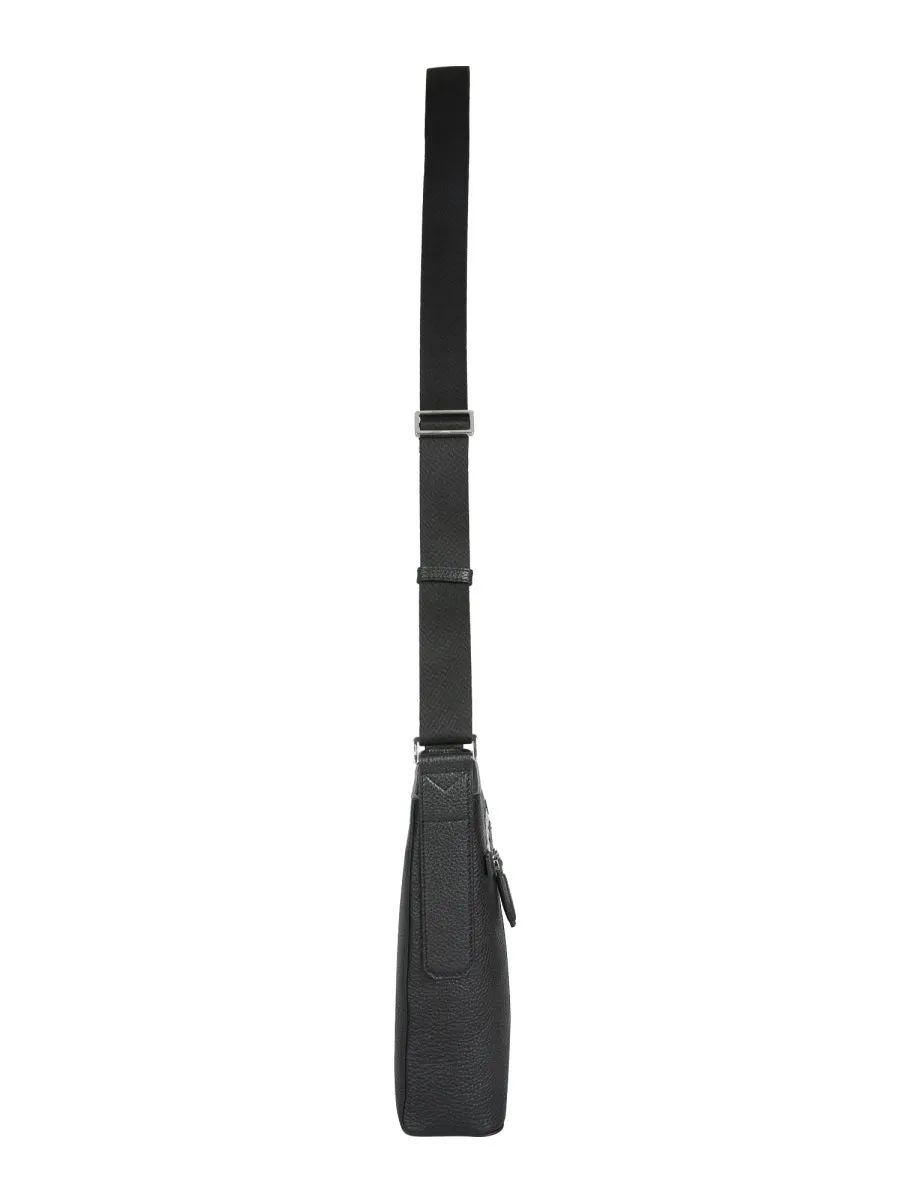 Salvatore Ferragamo Gancini Emborssed Messenger Bag
