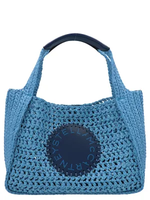 Stella McCartney Logo Patch Woven Tote Bag