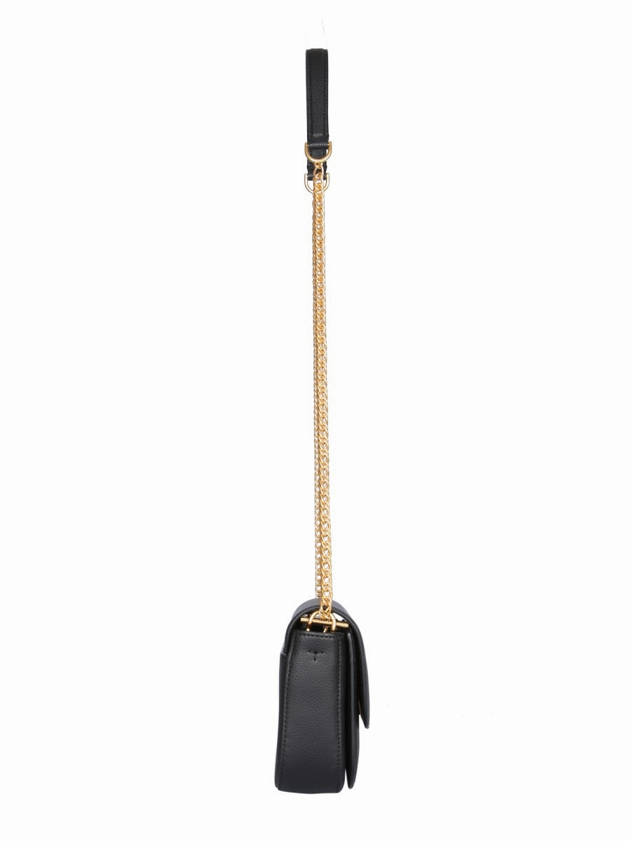 Tory Burch Logo-Plaque Chain-Linked Crossbody Bag