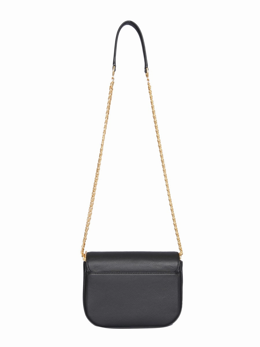 Tory Burch Logo-Plaque Chain-Linked Crossbody Bag