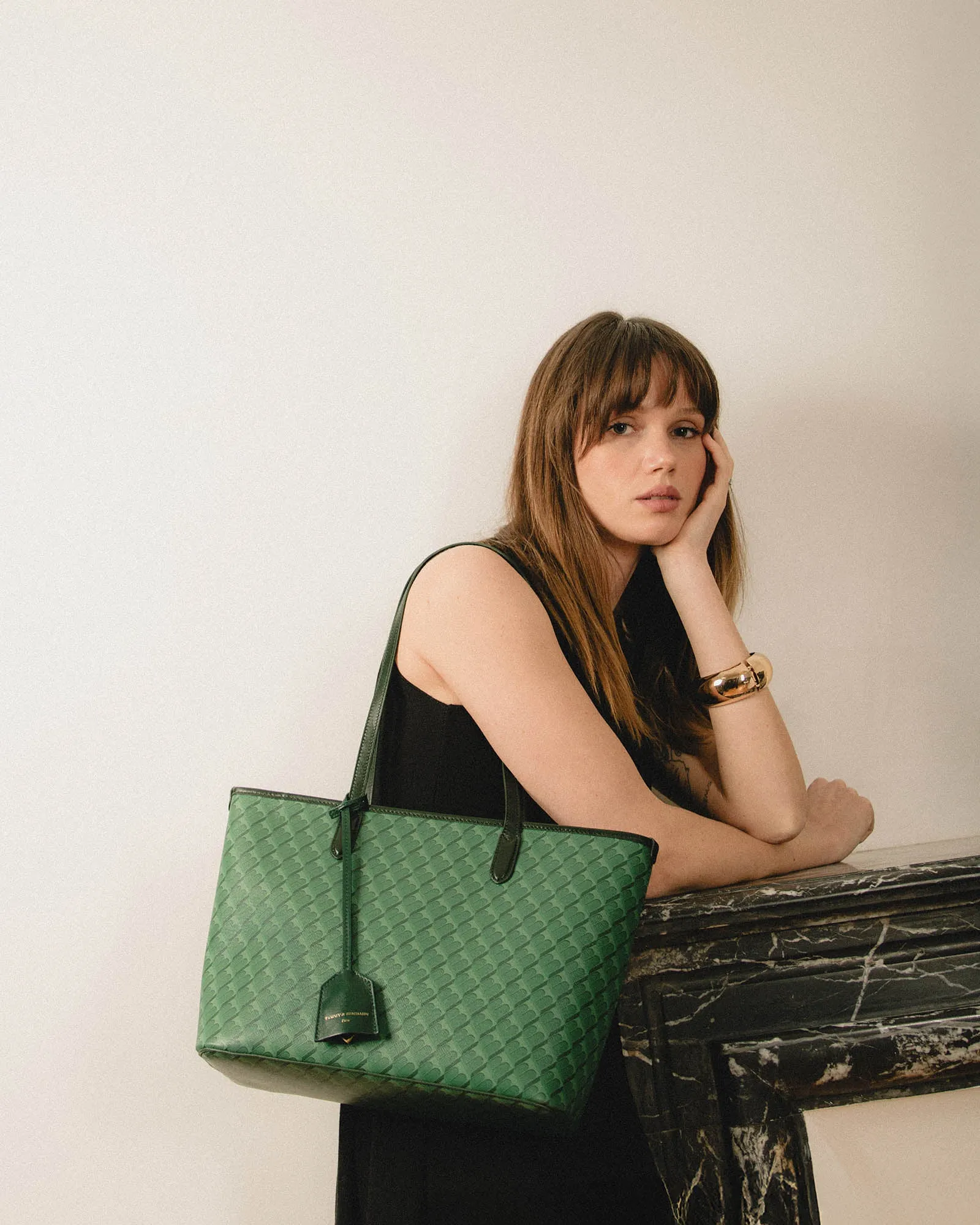 TOTE MONOGRAM PM - Green