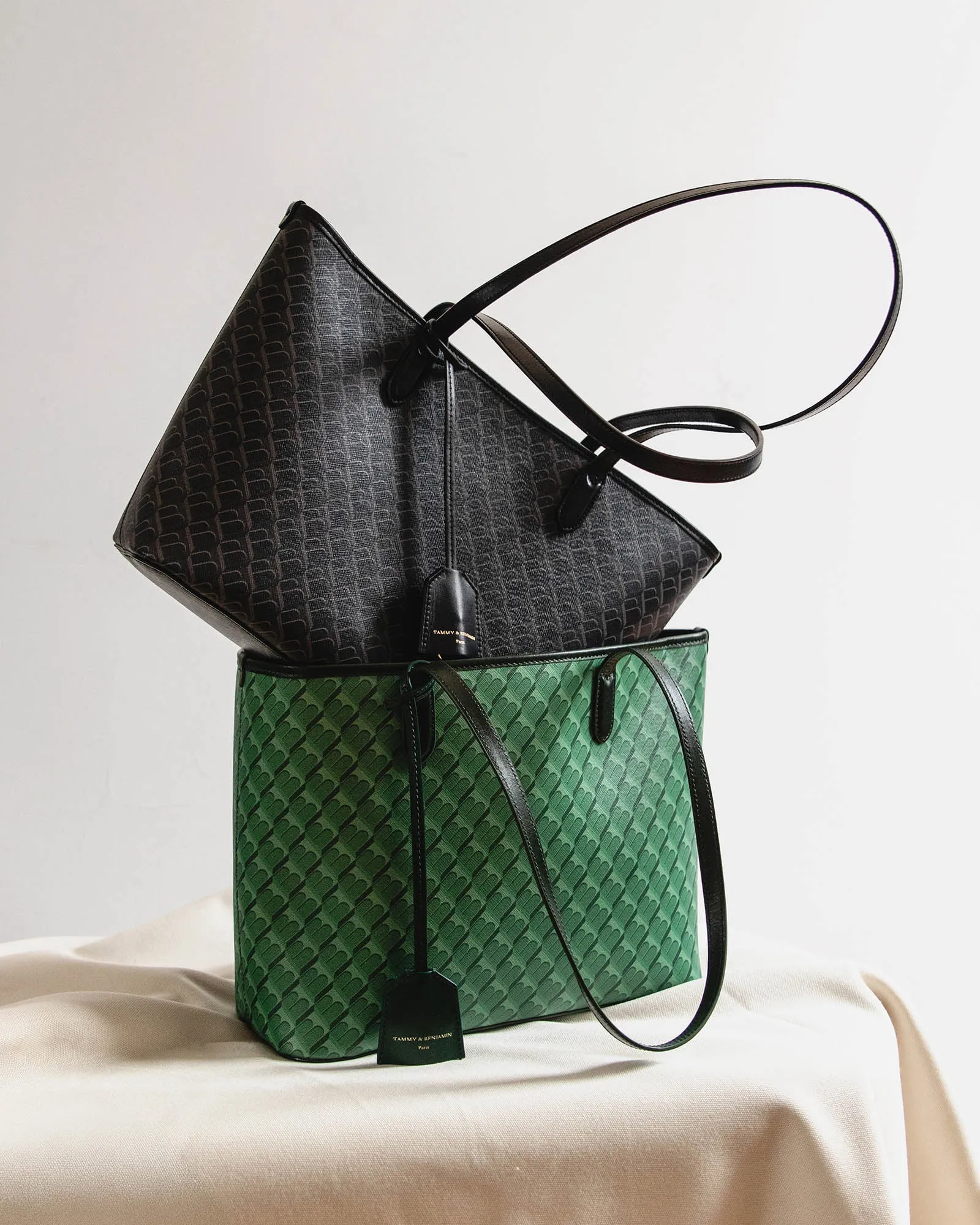 TOTE MONOGRAM PM - Green