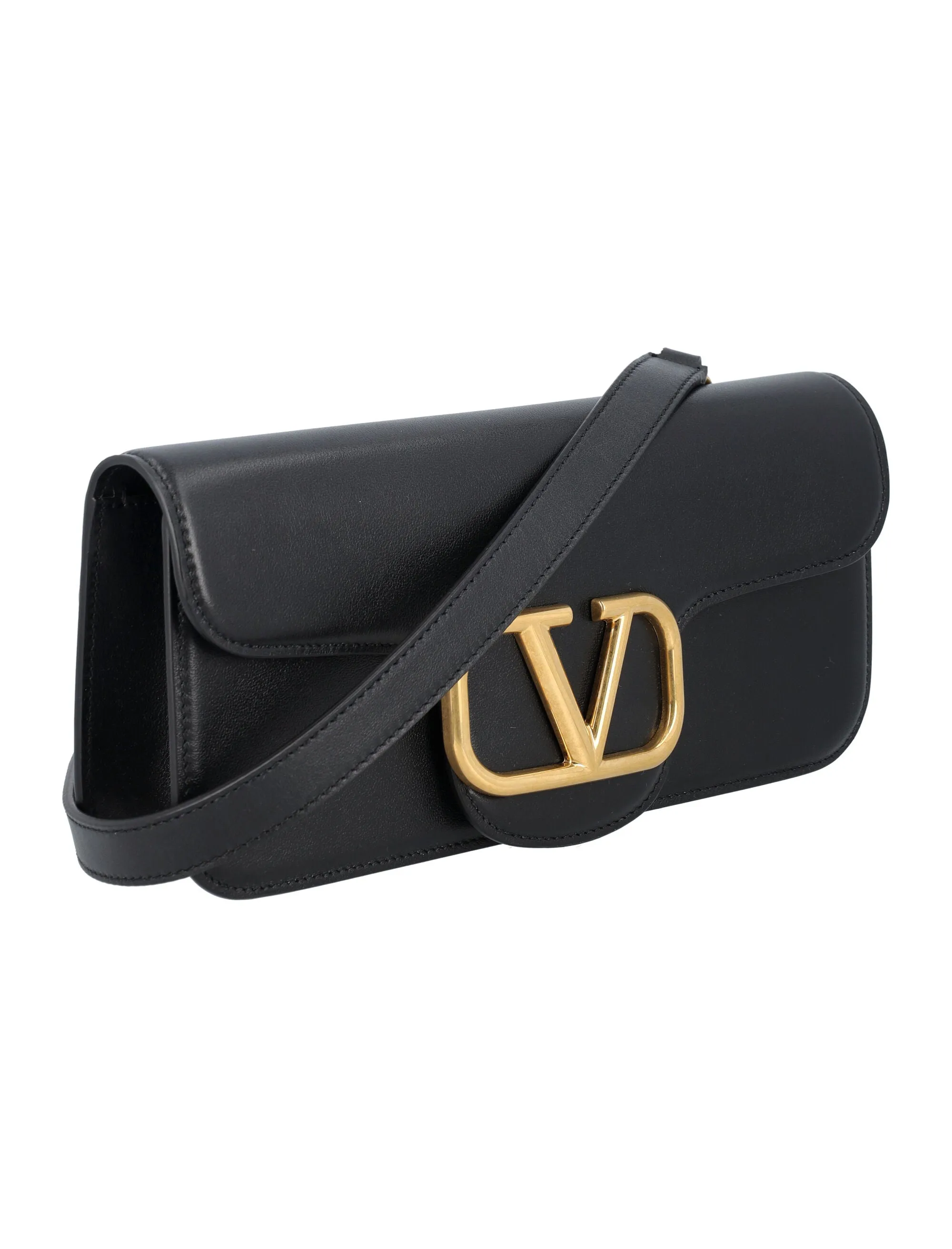 Valentino VLogo Plaque Crossbody Bag