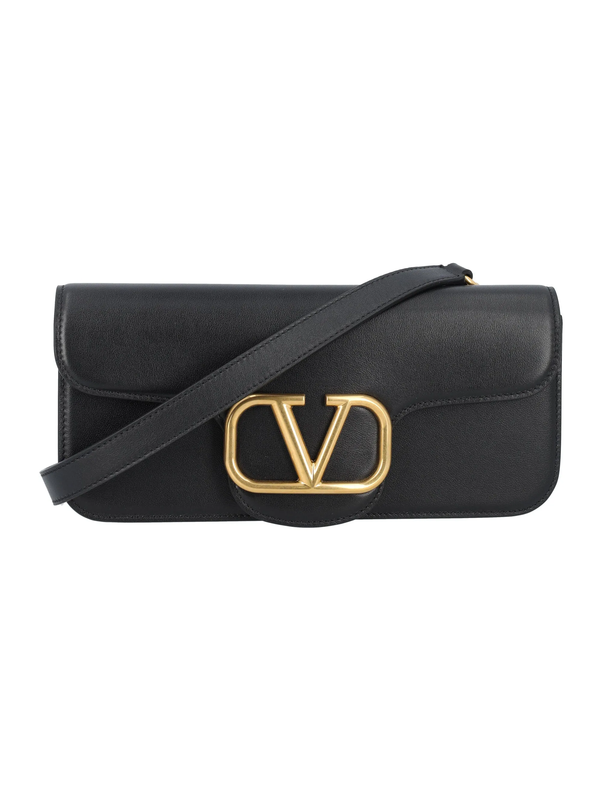 Valentino VLogo Plaque Crossbody Bag
