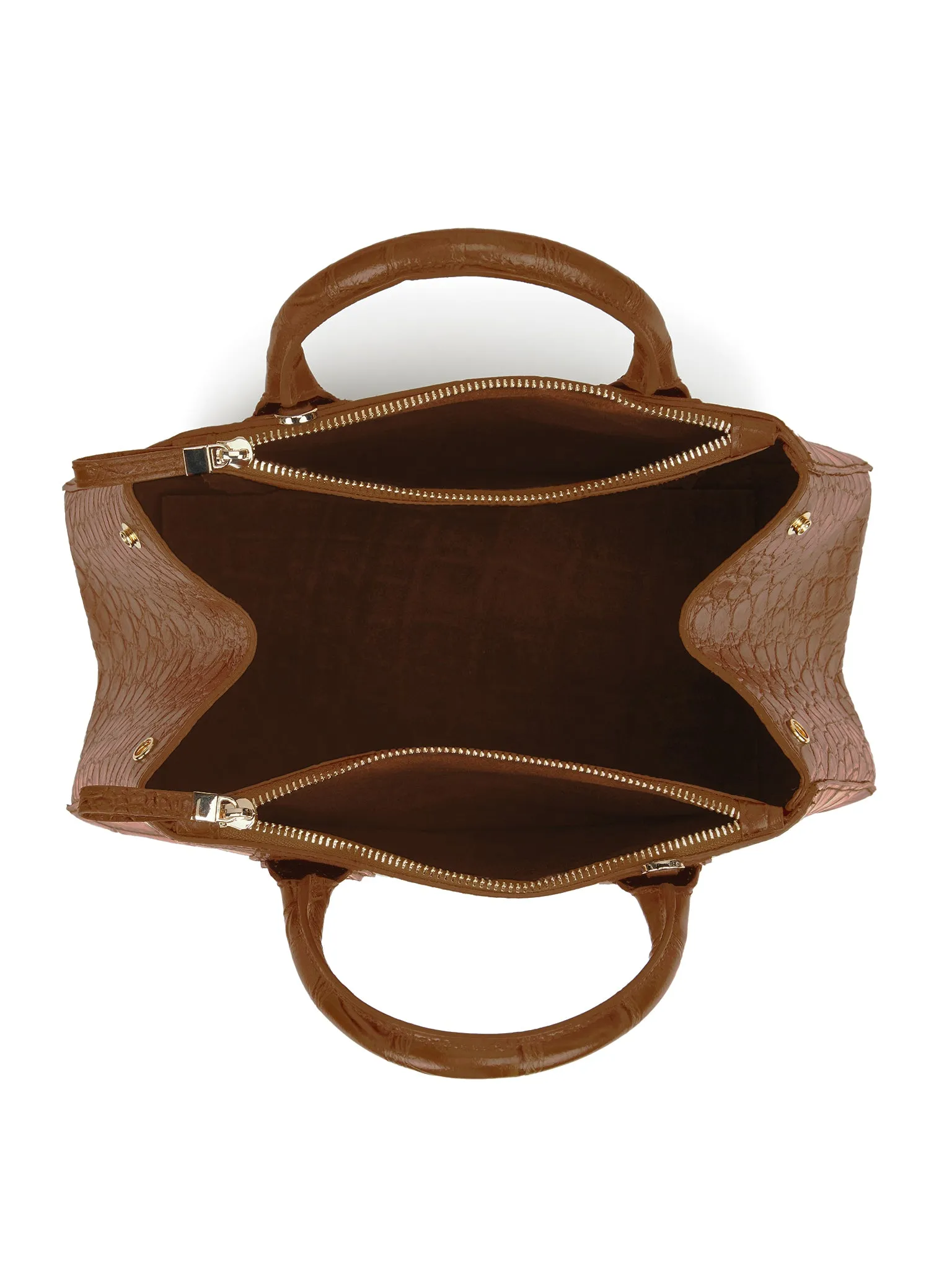 Vera Croco 14" - Camel Brown