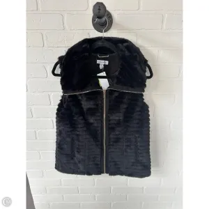 Vest Faux Fur & Sherpa By Calvin Klein In Black, Size: S