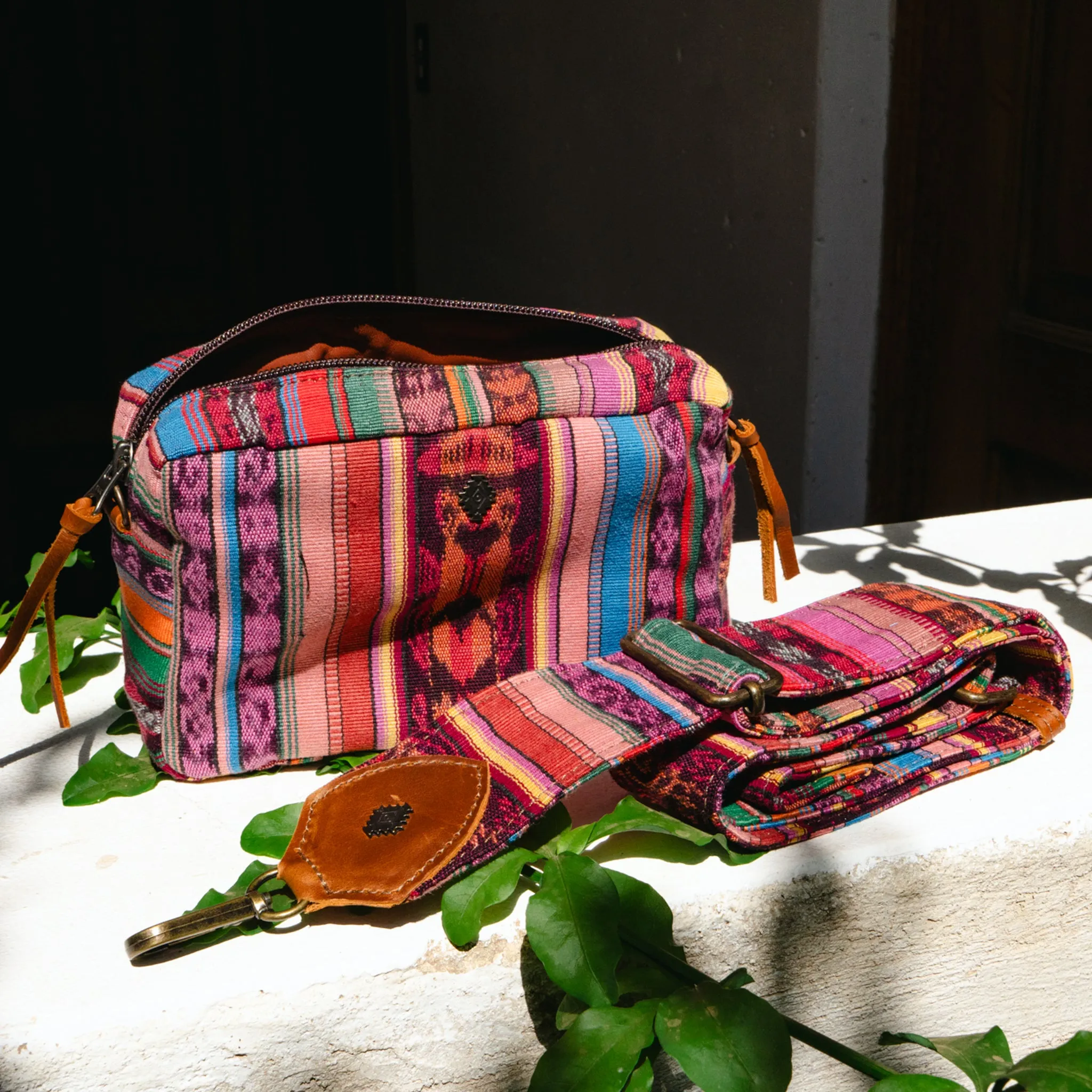 WANDER CROSSBODY BAG   STRAP SET - CORTE - CAFE - NO. 15771