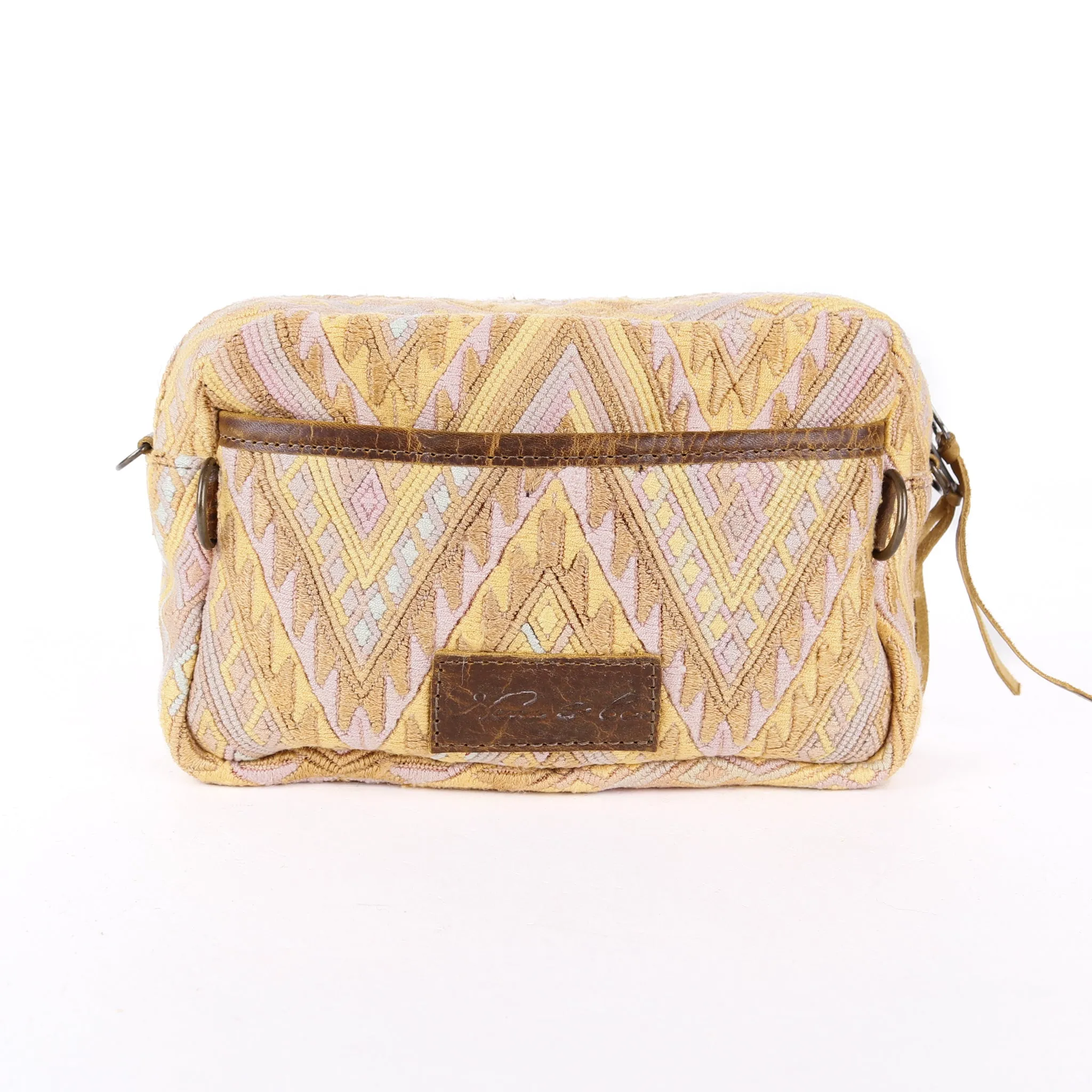 WANDER CROSSBODY BAG   STRAP SET - OOAK HUIPIL & CORTE - WRANGLER - NO. 14118