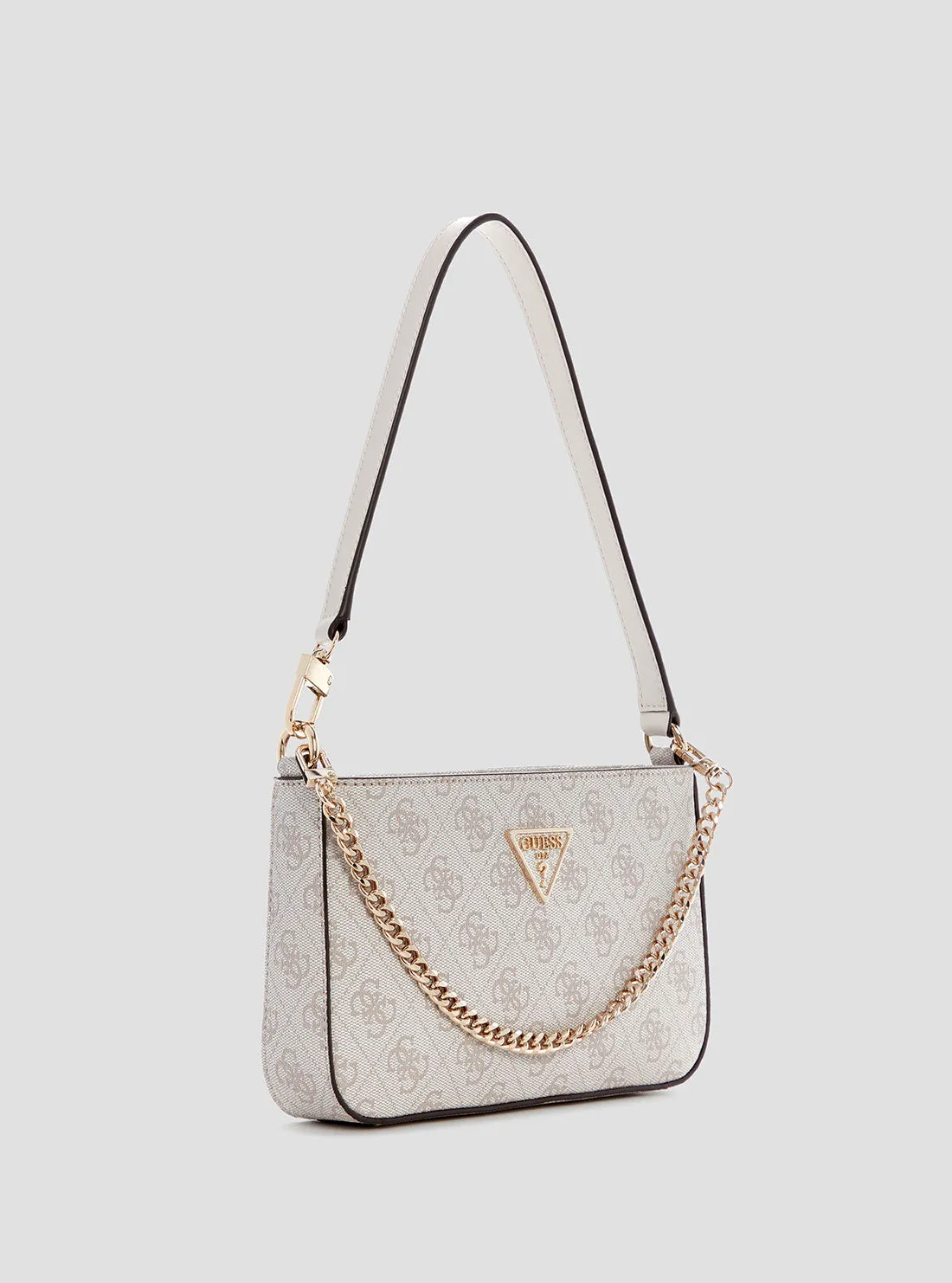 White Logo Noelle Mini Shoulder Bag