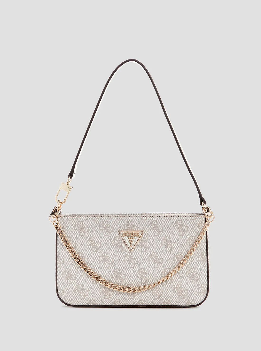White Logo Noelle Mini Shoulder Bag