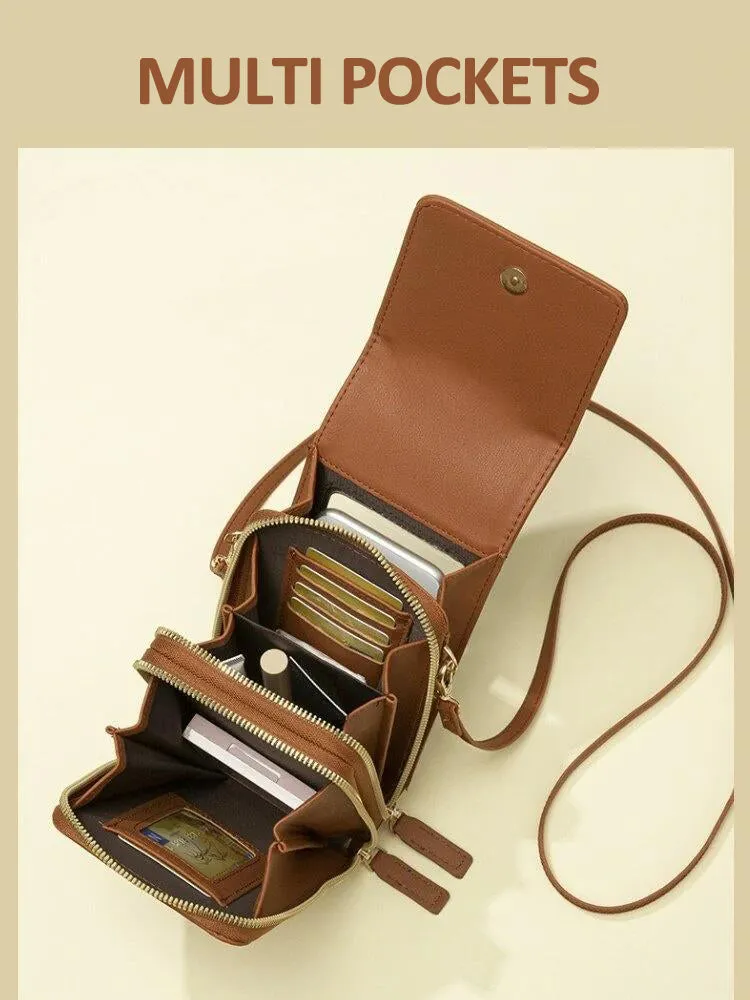 Women Crossbody Phone Wallet Bag Multi-Pocket Purse for Phones up to 6.5"