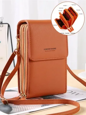 Women Crossbody Phone Wallet Bag Multi-Pocket Purse for Phones up to 6.5"