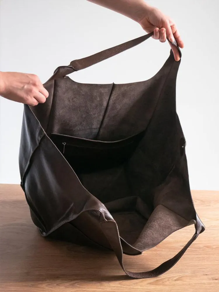 Women's Waterproof Large Capacity PU Leather Tote Shoulder Bags