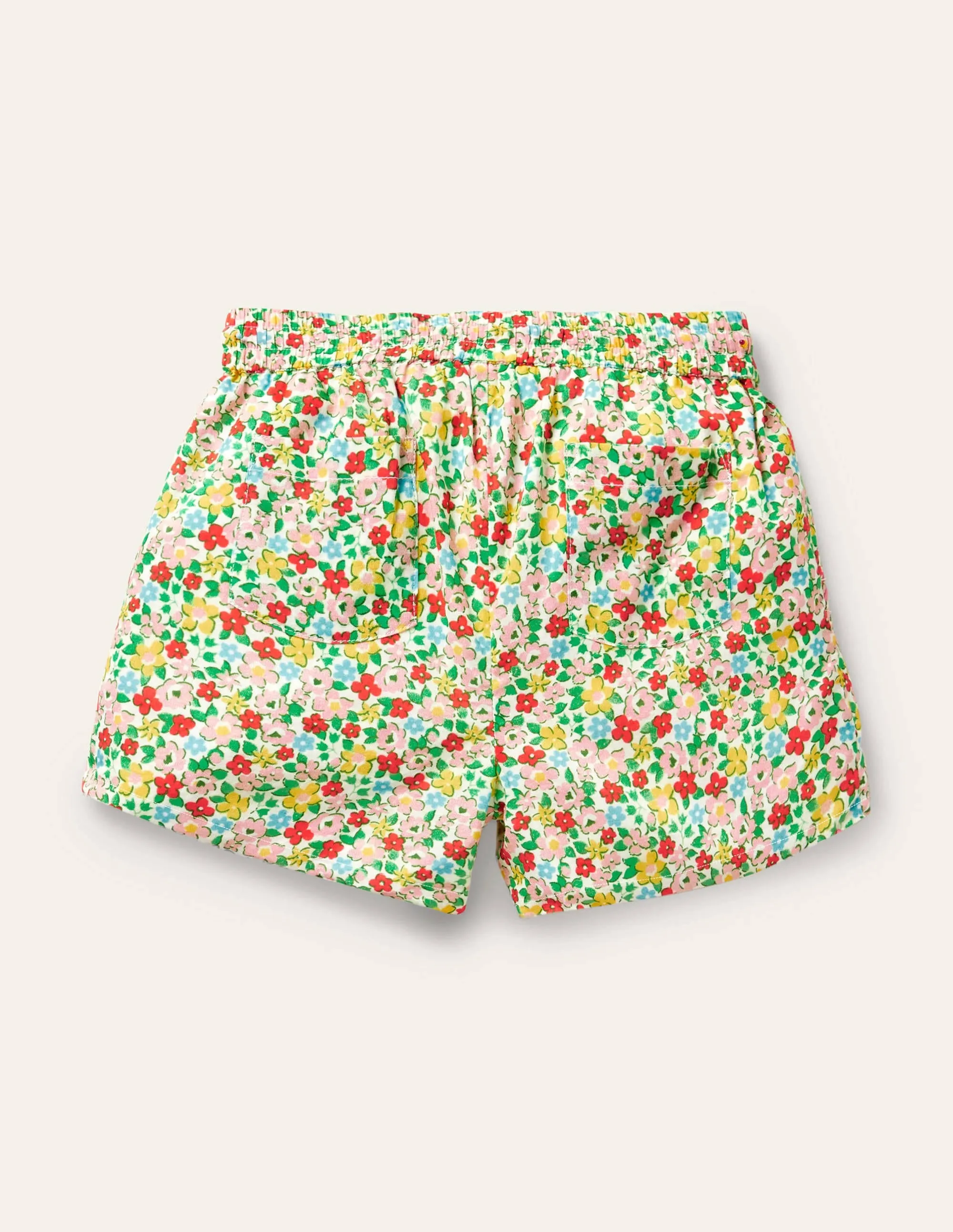 Woven Shorts-Multi Spring Floral