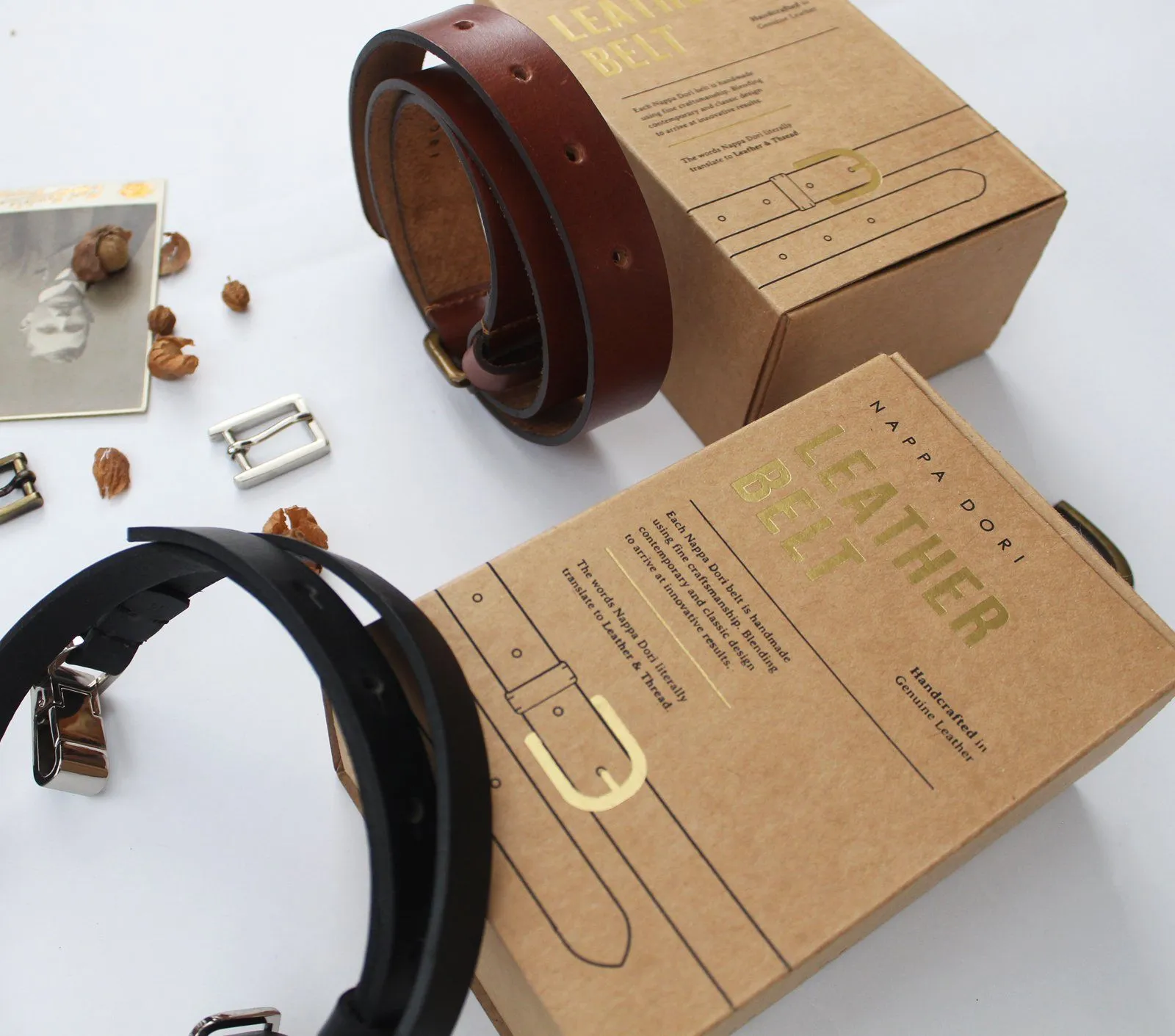 WOVEN TWIST BELT