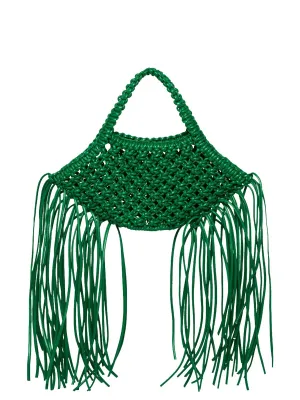 Yuzefi Basket Woven-Detail Tote Bag