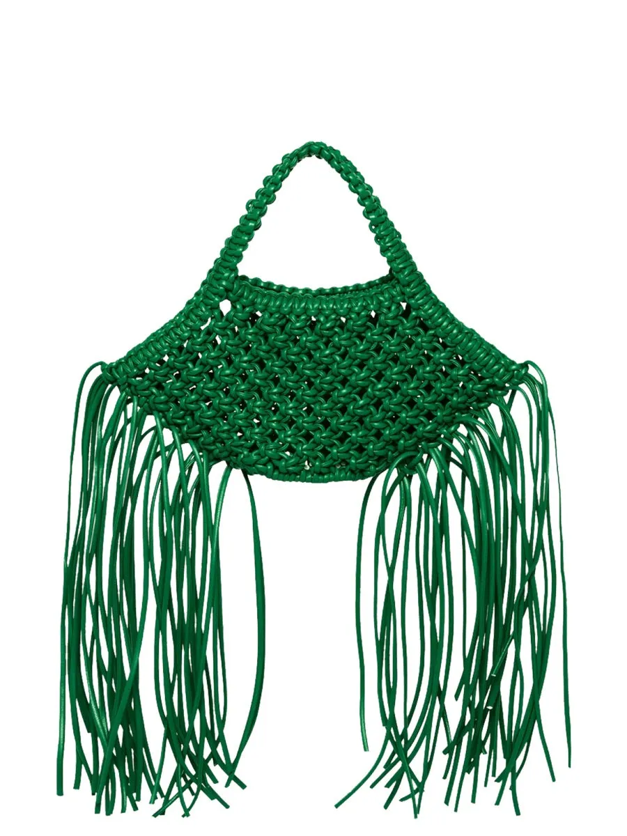 Yuzefi Basket Woven-Detail Tote Bag